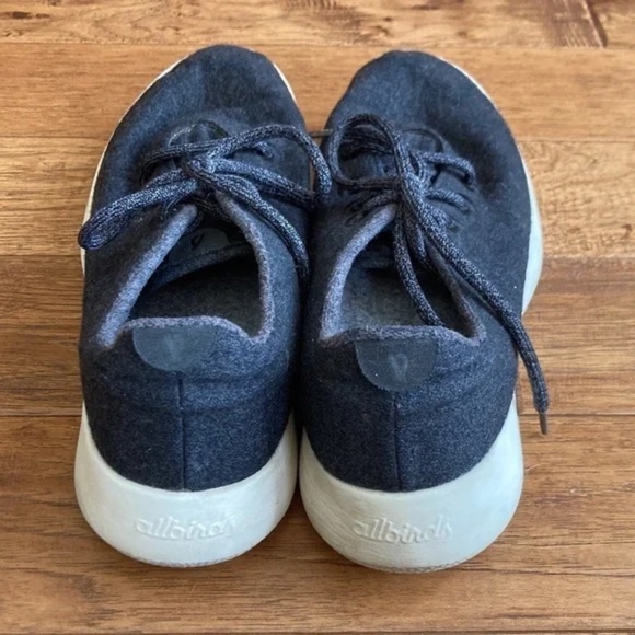 Allbirds Men's Wool Runners Merino Wool Sneakers Charcoal Dark Gray Size 11 - Picture 9 of 11